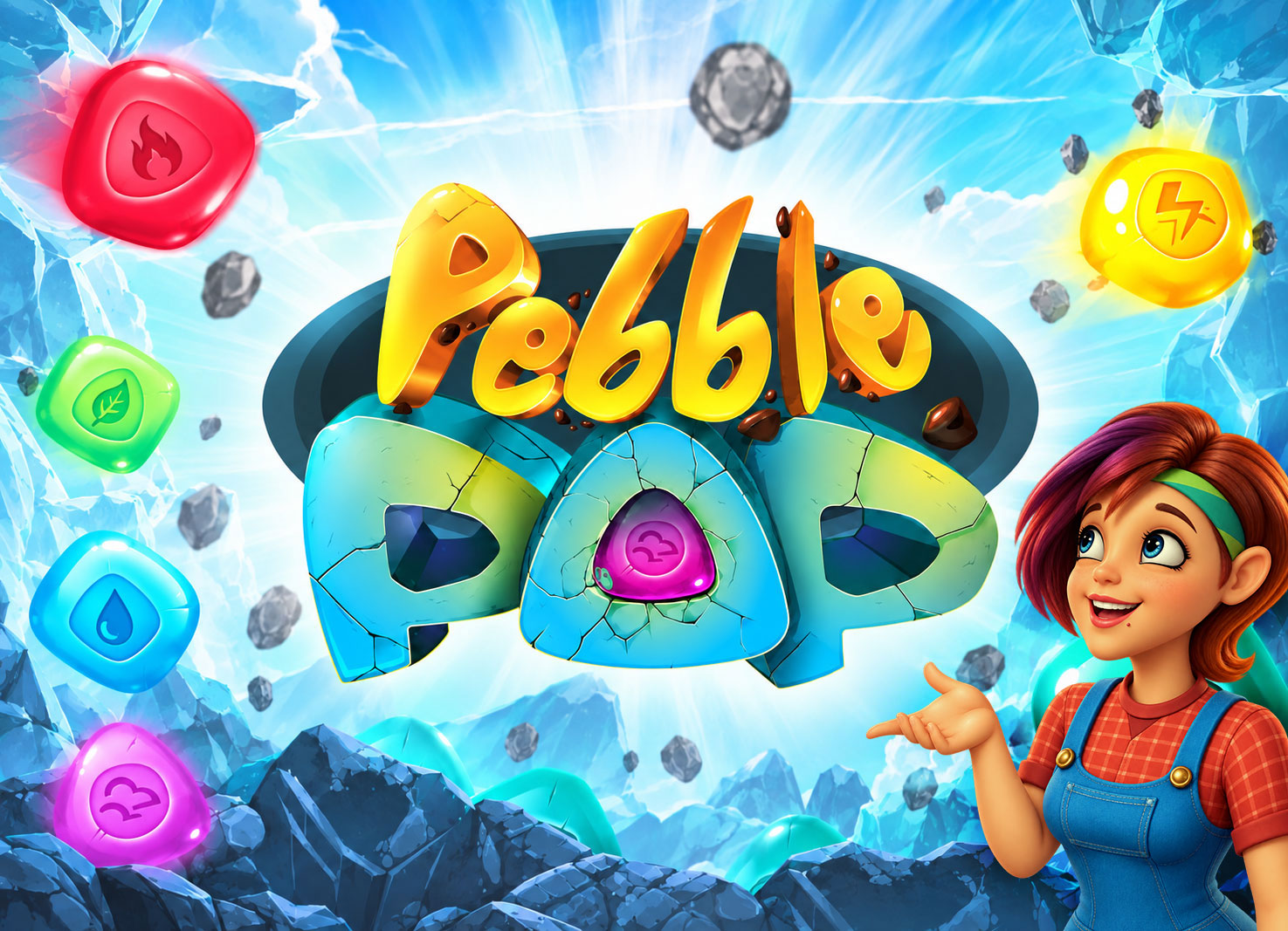 Pebble Pop final game promotional artwork
