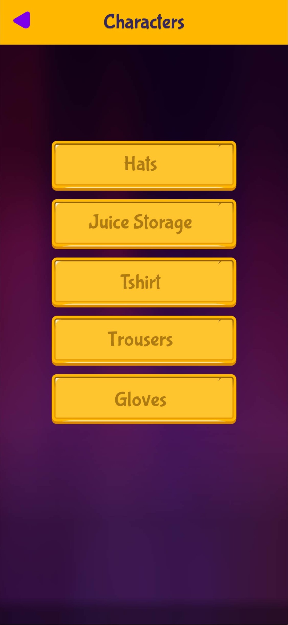 Kangaroo Khaos character categories